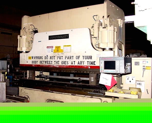 350AF-12 cincinnati cnc hydraulic press brake, 1990