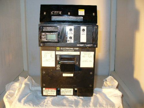 Square d LE36200LI circuit breaker w/micrologic b l & i