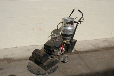 24 kawasaki 17HP propane floor scrubber buffer guar cal