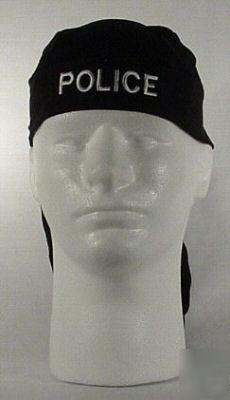 New police motorcycle durags (dark navy blue) brand 