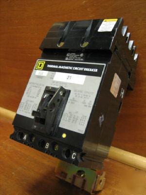 Square d i-line breaker FH36080 80AMP a 80A 