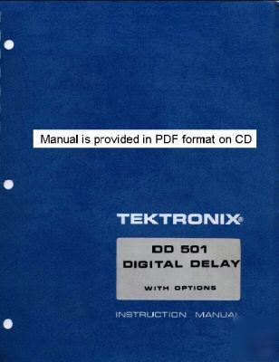 Tek tektronix DD501 DD501 operation & service manual