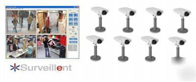 Axis complete ip poe 8-camera system 210A 0233-004 