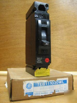 Ge general electric breaker teb TEB111030WL 30AMP a 30A