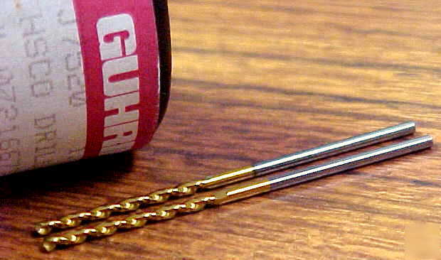 New guhring tin coated hss drills ~ 1.7MM / 1.70 mm 