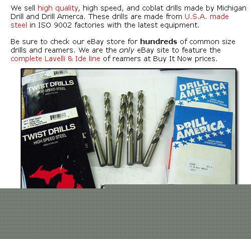 12 pcs. black & gold jobber drills - 1/16
