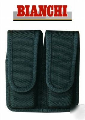 Bianchi accumold 7302H nylon double magazine pouch .380