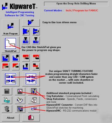 Kipwaret - conversational cnc software for turning