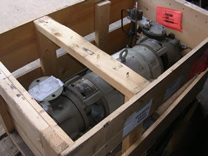 Reconditioned aqua-chem brine feed pump