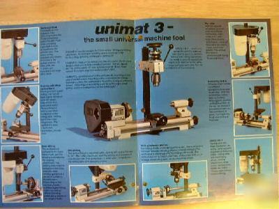 Emco unimat lathe catalogs