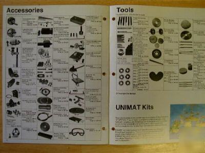 Emco unimat lathe catalogs