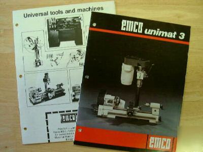 Emco unimat lathe catalogs