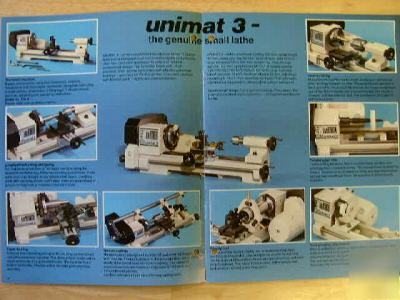 Emco unimat lathe catalogs