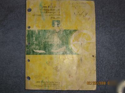 Deere 7200 flex-flow 16 row max emerge planter manual 