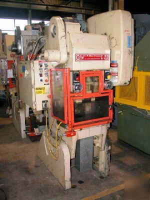 22 ton bliss C22 flywheel type gap frame press