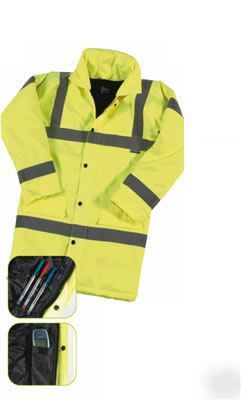 Pro spec hi visibility proof coat size xl REF471