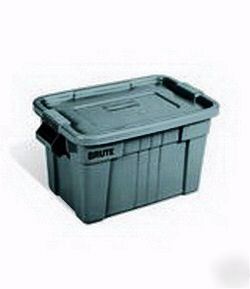 Rubbermaid 20 gallon brute tote container gray