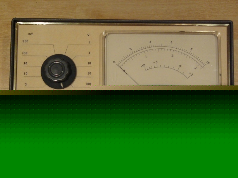 Scope - voltmeter?