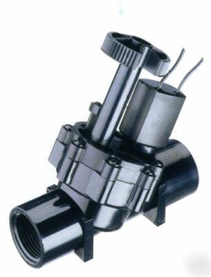 Solenoid valve female thread pvc with flow control - 1