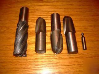 5 putnam high speed steel end mills