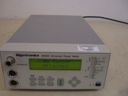 Gigatronics 8542C rf power meter, dual channel - tested